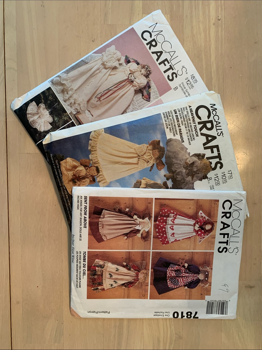 Patriotic / Country / Angles Sewing Patterns Angels Doll Patterns By McCall